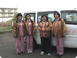 アメニティー清掃チームの写真